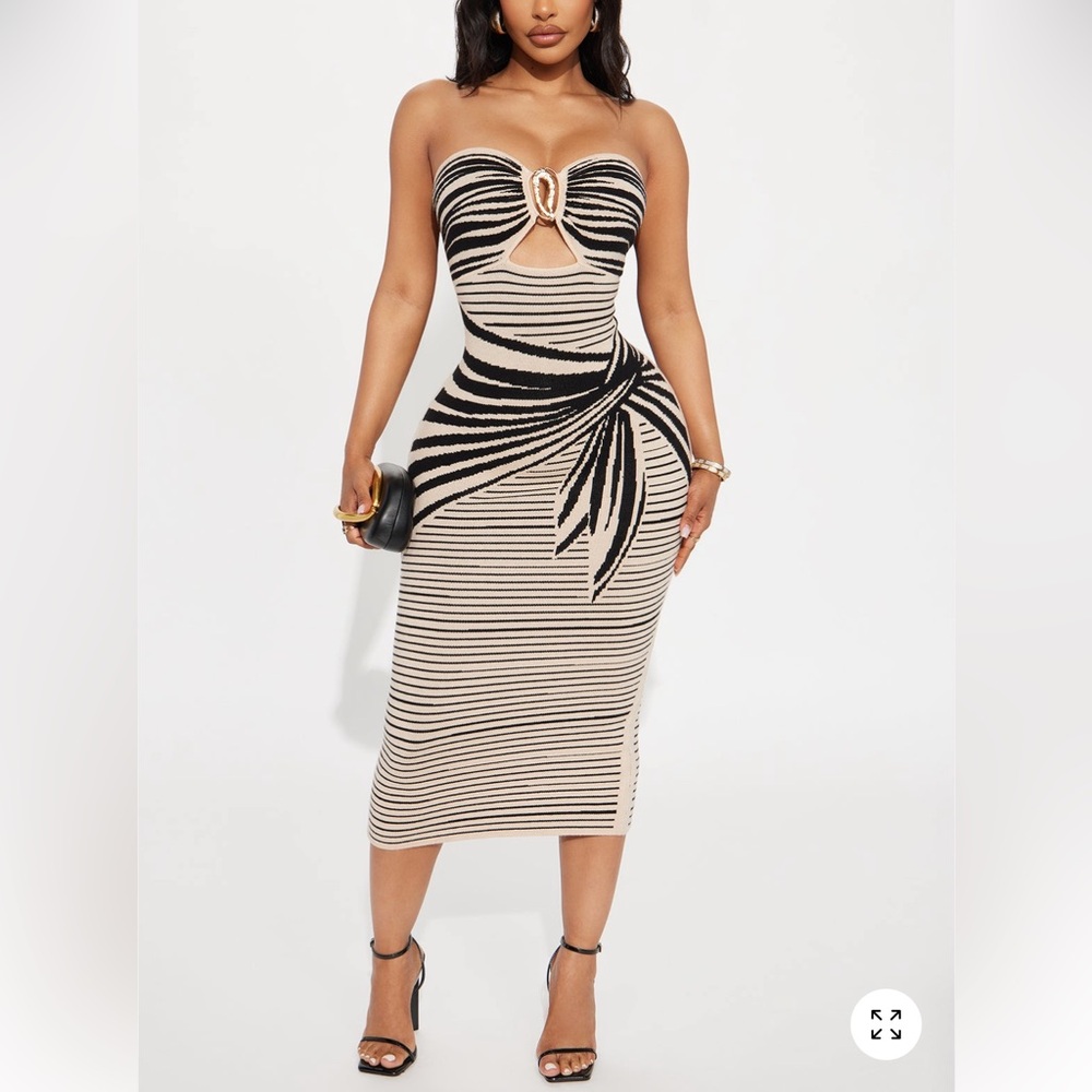 Restless Night Sweater Midi Dress